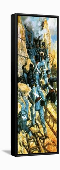 The Unfinished Revolution: the Scourge of Mexico. Mexico City Falls to the Americans in 1847.-Gerry Embleton-Framed Stretched Canvas