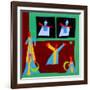 The unforgettable dance, 1998, (oil on linen)-Cristina Rodriguez-Framed Giclee Print