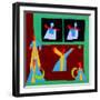 The unforgettable dance, 1998, (oil on linen)-Cristina Rodriguez-Framed Giclee Print