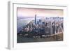 The unforgettable Skyline of New York Manhattan-Markus Bleichner-Framed Premium Giclee Print