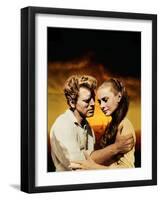 The Unforgiven, Burt Lancaster, Audrey Hepburn, 1960-null-Framed Photo