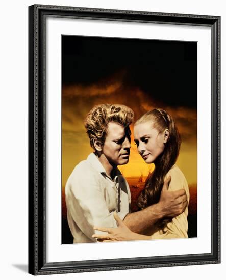 The Unforgiven, Burt Lancaster, Audrey Hepburn, 1960-null-Framed Photo