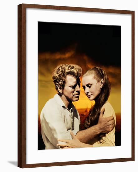 The Unforgiven, Burt Lancaster, Audrey Hepburn, 1960-null-Framed Photo