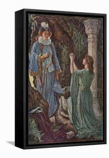 The Unfortunate Countess Dropped on Her Knees-Henry Justice Ford-Framed Stretched Canvas