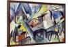 The Unfortunate Land of Tyrol, 1913-Franz Marc-Framed Giclee Print