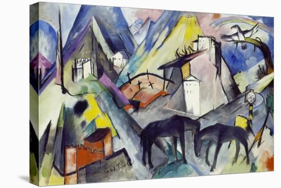 The Unfortunate Land of Tyrol, 1913-Franz Marc-Stretched Canvas