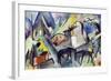 The Unfortunate Land of Tyrol, 1913-Franz Marc-Framed Giclee Print