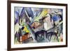 The Unfortunate Land of Tyrol, 1913-Franz Marc-Framed Giclee Print