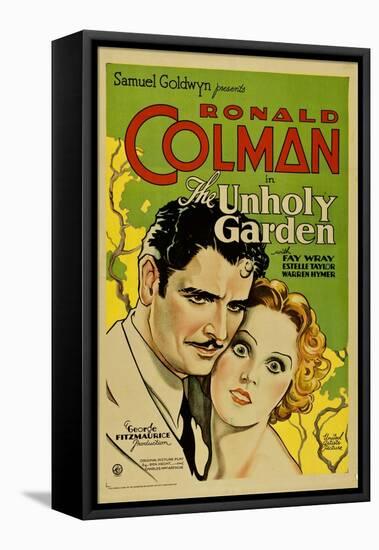 THE UNHOLY GARDEN, from left: Ronald Colman, Fay Wray, 1931.-null-Framed Stretched Canvas