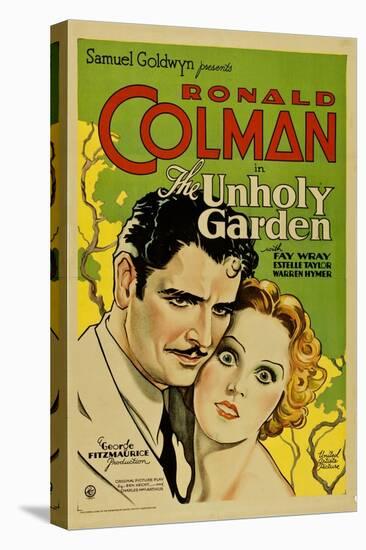 THE UNHOLY GARDEN, from left: Ronald Colman, Fay Wray, 1931.-null-Stretched Canvas
