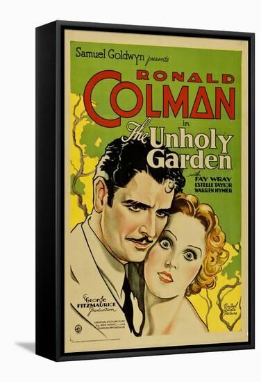 THE UNHOLY GARDEN, from left: Ronald Colman, Fay Wray, 1931.-null-Framed Stretched Canvas