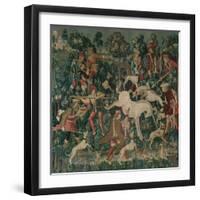 The Unicorn Defends Itself, c.1500-Netherlandish School-Framed Giclee Print