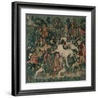 The Unicorn Defends Itself, c.1500-Netherlandish School-Framed Giclee Print