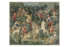 The Devonshire Hunting Tapestries; Boar and Bear Hunt, (late 1425-1430 (made) - 1430)-null-Giclee Print