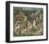 The Unicorn is Attacked (from the Unicorn Tapestries), between 1495 and 1505-null-Framed Art Print