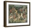 The Unicorn is Attacked (from the Unicorn Tapestries), between 1495 and 1505-null-Framed Art Print