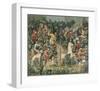 The Unicorn is Attacked (from the Unicorn Tapestries), between 1495 and 1505-null-Framed Art Print