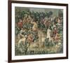 The Unicorn is Attacked (from the Unicorn Tapestries), between 1495 and 1505-null-Framed Art Print