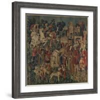 The Unicorn is Killed and Brought to the Castle, c.1500-Netherlandish School-Framed Giclee Print