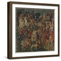 The Unicorn is Killed and Brought to the Castle, c.1500-Netherlandish School-Framed Giclee Print