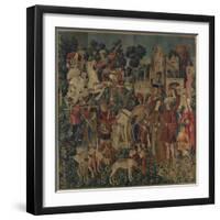 The Unicorn is Killed and Brought to the Castle, c.1500-Netherlandish School-Framed Giclee Print