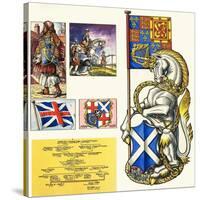 The Unicorn of Scotland-Dan Escott-Stretched Canvas