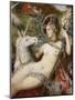 The Unicorns, 1887-88, Detail-Gustave Moreau-Mounted Giclee Print