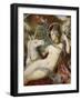 The Unicorns, 1887-88, Detail-Gustave Moreau-Framed Giclee Print