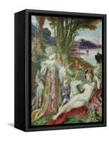 The Unicorns-Gustave Moreau-Framed Stretched Canvas