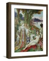 The Unicorns-Gustave Moreau-Framed Giclee Print