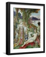 The Unicorns-Gustave Moreau-Framed Giclee Print