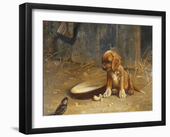 The Uninvited Guest-Karl Kristian Uchermann-Framed Giclee Print