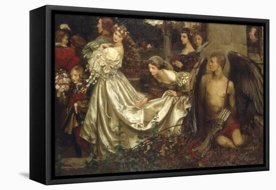 The Uninvited Guest-Eleanor Fortescue Brickdale-Framed Stretched Canvas