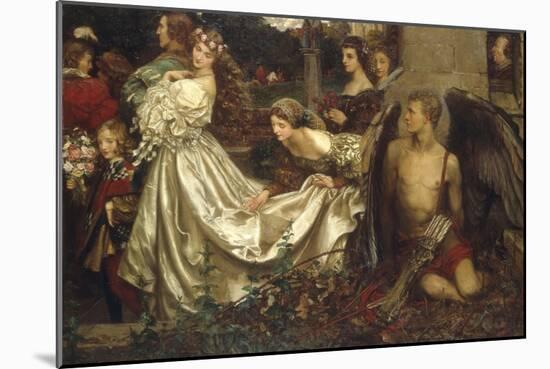 The Uninvited Guest-Eleanor Fortescue Brickdale-Mounted Giclee Print