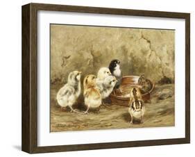 The Uninvited Lunch Guest, 1896-Robert Morley-Framed Giclee Print