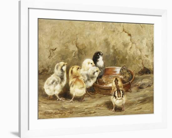 The Uninvited Lunch Guest, 1896-Robert Morley-Framed Giclee Print