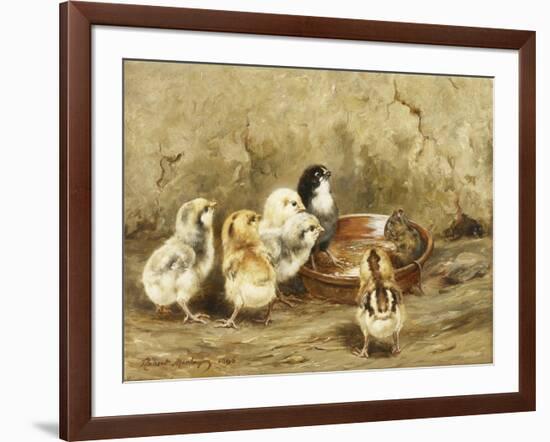 The Uninvited Lunch Guest, 1896-Robert Morley-Framed Giclee Print