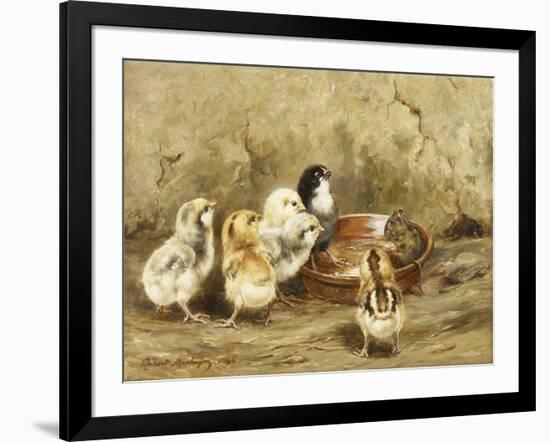 The Uninvited Lunch Guest, 1896-Robert Morley-Framed Giclee Print