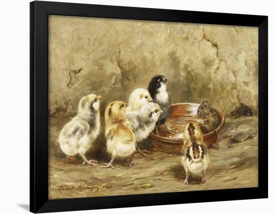 The Uninvited Lunch Guest, 1896-Robert Morley-Framed Giclee Print