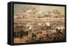 The Union Attack on Marye's Heights During the Battle of Fredericksburg, 13th December 1862-Frederick Carada-Framed Stretched Canvas