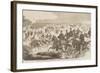 The Union Cavalry and Artillery Starting in Pursuit of the Rebels Up the Yorktown Turnpike-Winslow Homer-Framed Giclee Print