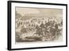 The Union Cavalry and Artillery Starting in Pursuit of the Rebels Up the Yorktown Turnpike-Winslow Homer-Framed Giclee Print