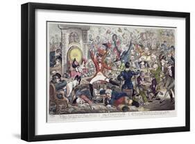 The Union Club-James Gillray-Framed Giclee Print