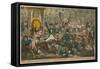 The Union Club-James Gillray-Framed Stretched Canvas