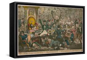 The Union Club-James Gillray-Framed Stretched Canvas