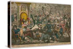 The Union Club-James Gillray-Stretched Canvas