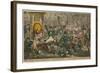 The Union Club-James Gillray-Framed Giclee Print