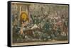 The Union Club-James Gillray-Framed Stretched Canvas