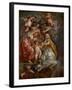 The Union of England and Scotland (Charles I as the Prince of Wales), C.1633-34 (Oil on Oak Panel)-Peter Paul Rubens-Framed Giclee Print