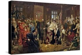 The Union of Lublin, 1869-Jan Alojzy Matejko-Stretched Canvas